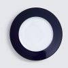 Homeware Emilia Wickstead | Naples Dinner Plate With Navy Solid Border