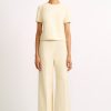 Women Emilia Wickstead Trousers | Debbie Ivory Cotton Boucle Trousers